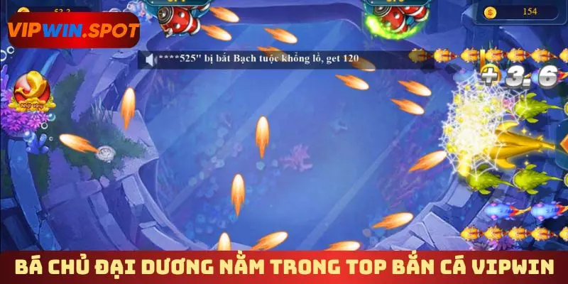 Bá chủ Đại Dương nằm trong top bắn cá Vipwin
